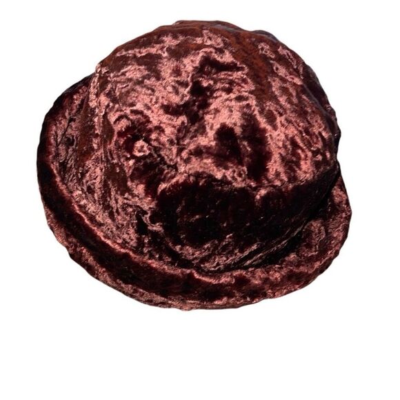 Vintage Rust Colored Winter Bucket Hat‎ One Size Acetate Nylon